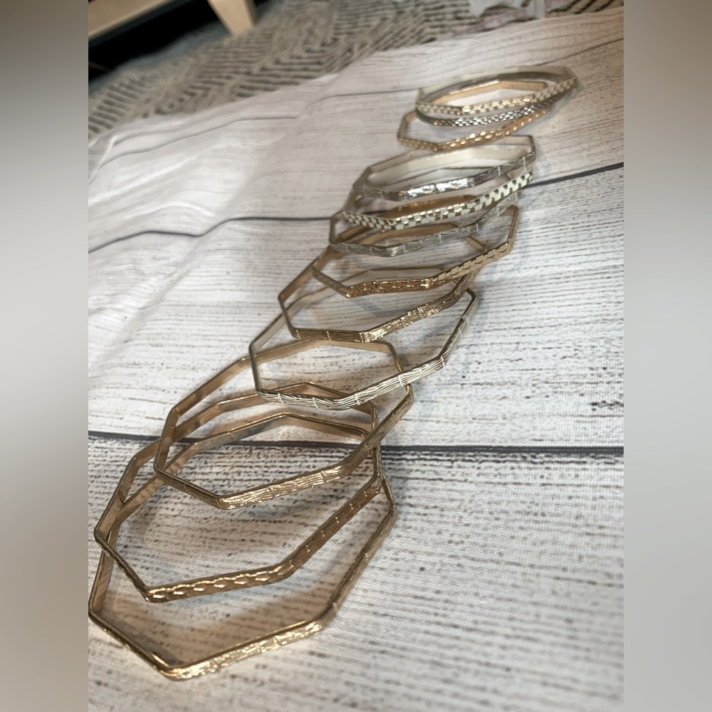 Gold Bangle Set